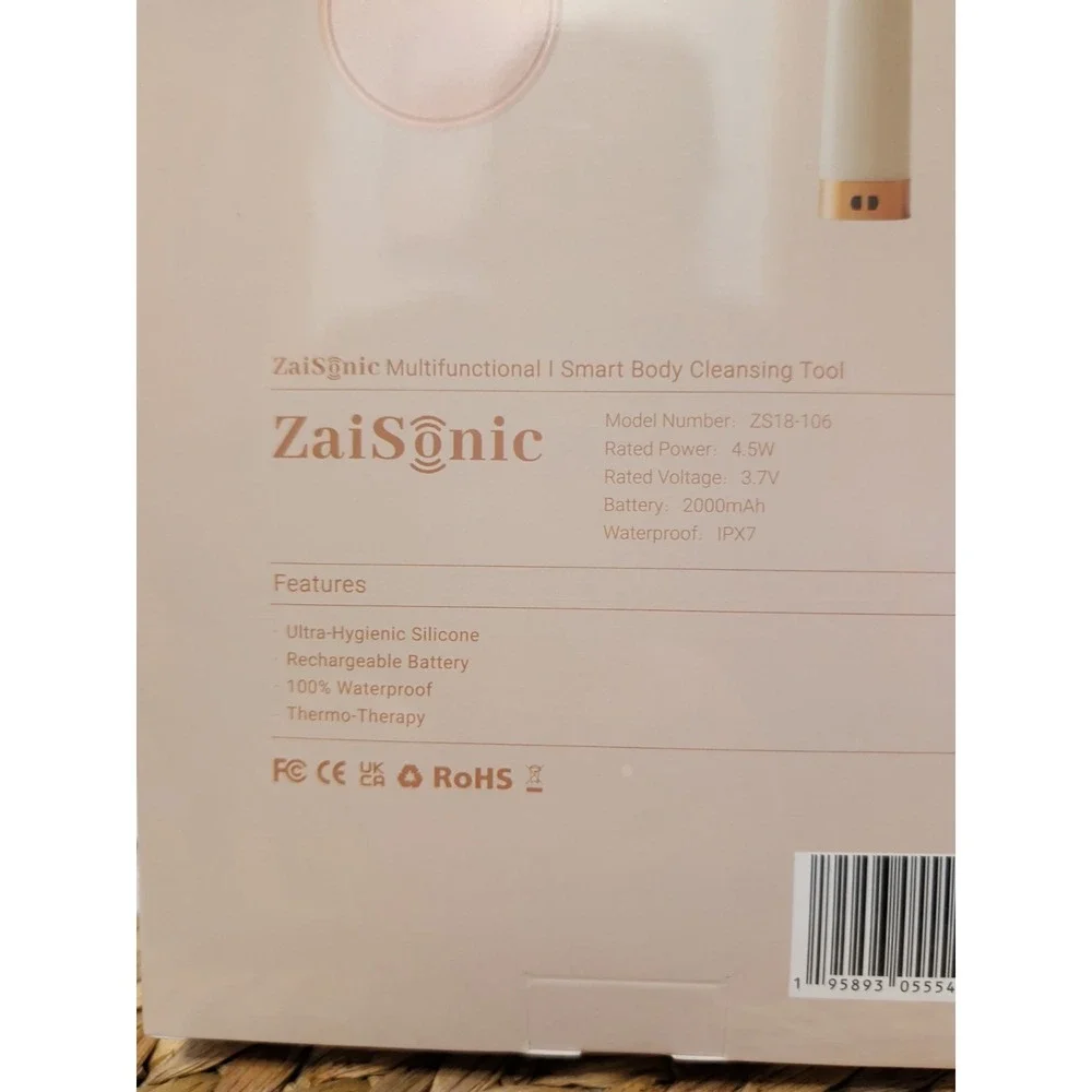 ZaiSonuc Smart Cleansing Tool Bath & Body NIB Waterproof
